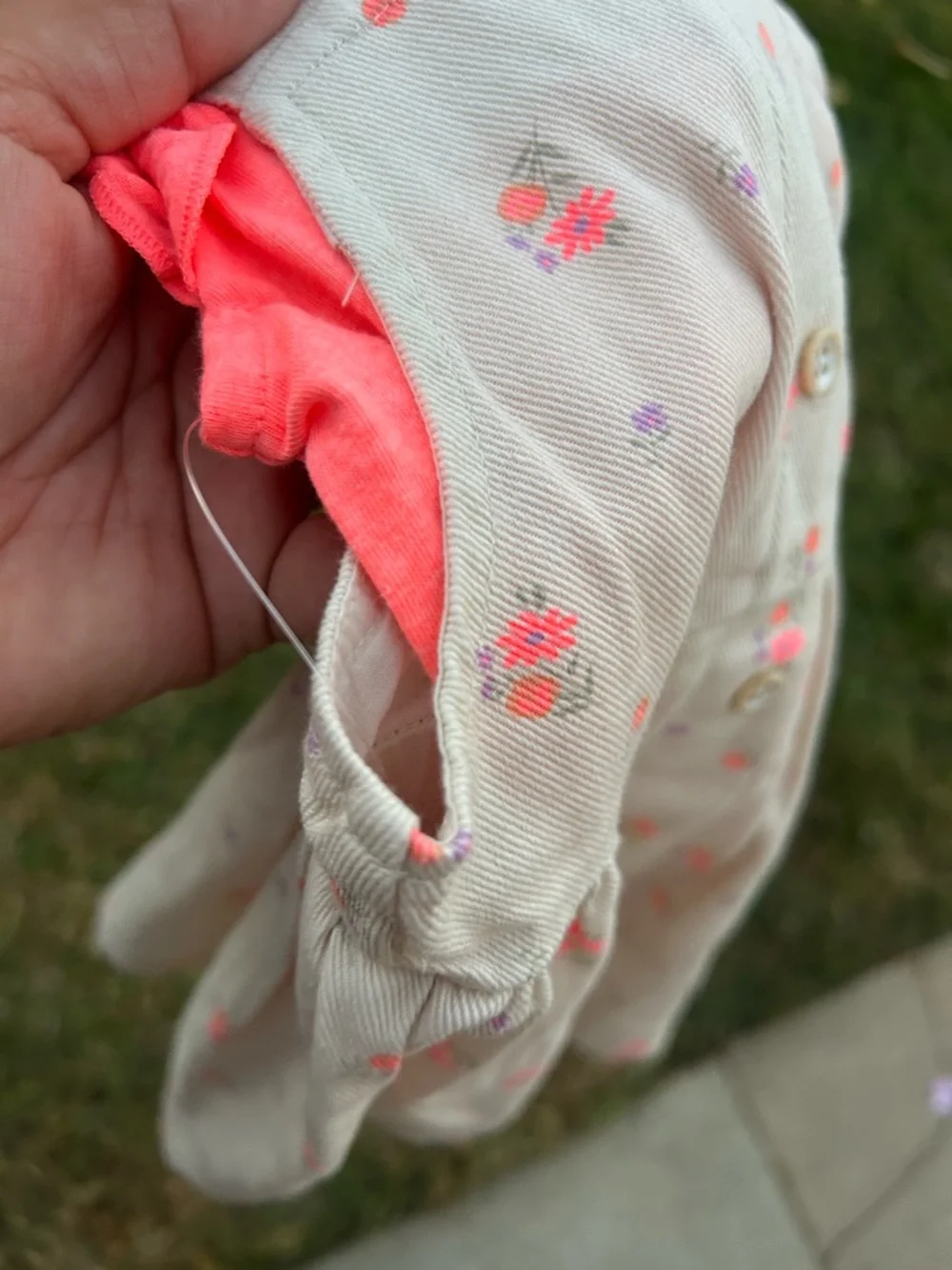 Cat & Jack Bright Coral Girls Tee